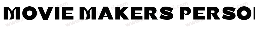 Movie Makers Persona字体转换